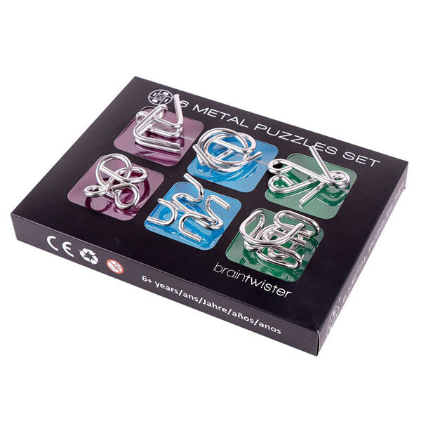 Coffret Casse-Tête - 6 Pièces - Fil Métallique (XL) 