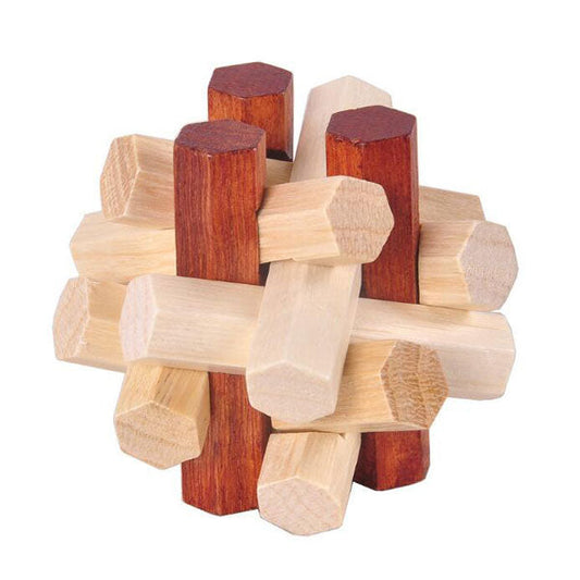 Puzzle en Bois Hexagonal