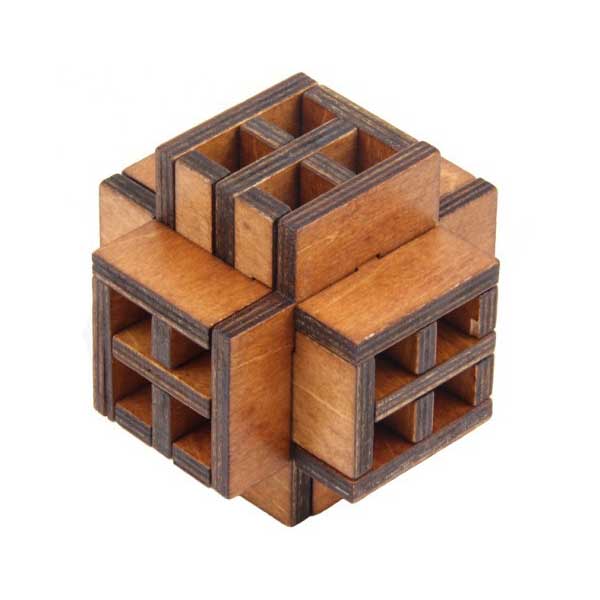 Casse-Tête Chinois - Cube en Bois