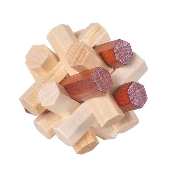 Puzzle en Bois Hexagonal