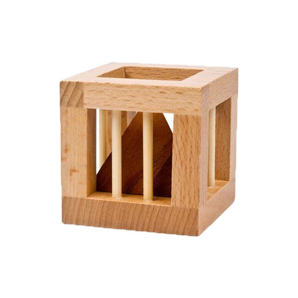 Casse-tête En Bois Triangle En Cage - Marque X