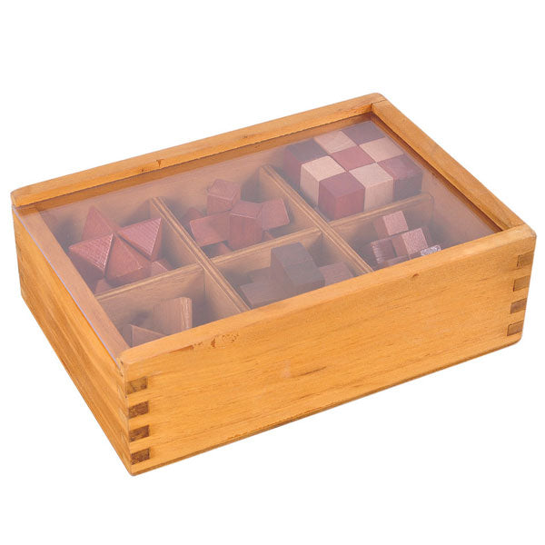 Coffret Casse-Tête en Bois - Collection 6 Pièces