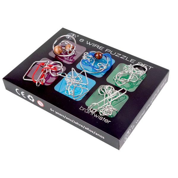 Coffret Casse-Tête 6 Pièces Métal & Corde - Collection Deluxe